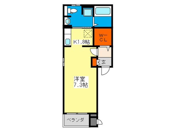 シャンス　レーヴの物件間取画像